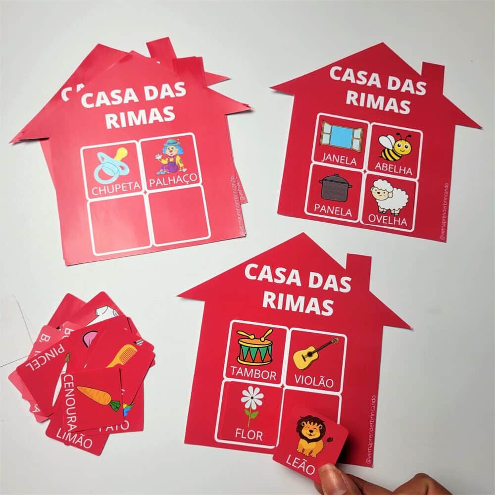 Bingo Silábico Das Sílabas Iniciais Vem Aprender Brincando 7563