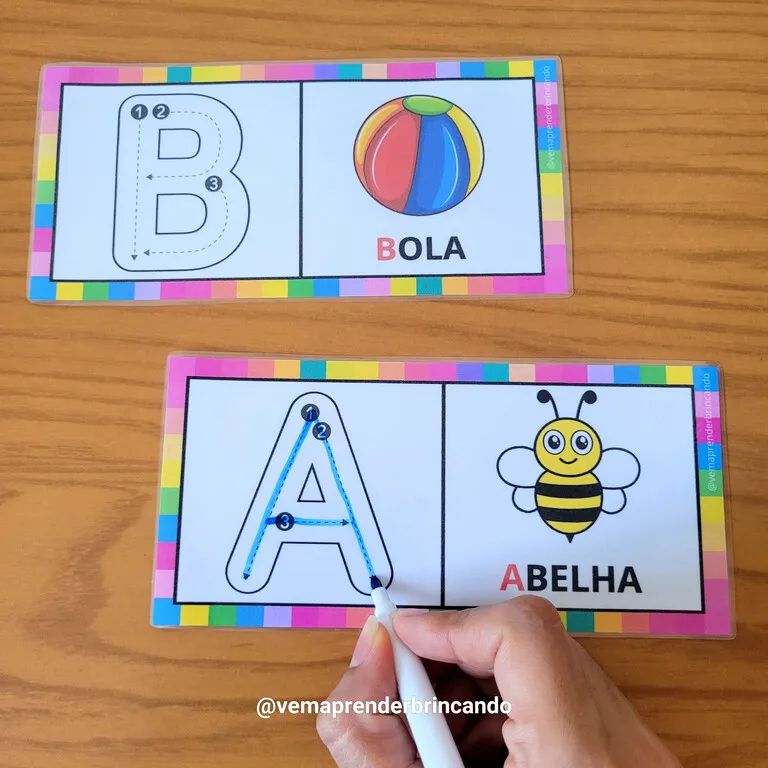 Tracado do Alfabeto - Vem Aprender Brincando (3)