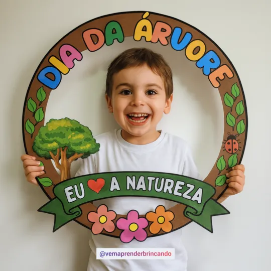 Bambolê - Dia da Árvore menino vemaprenderbrincando