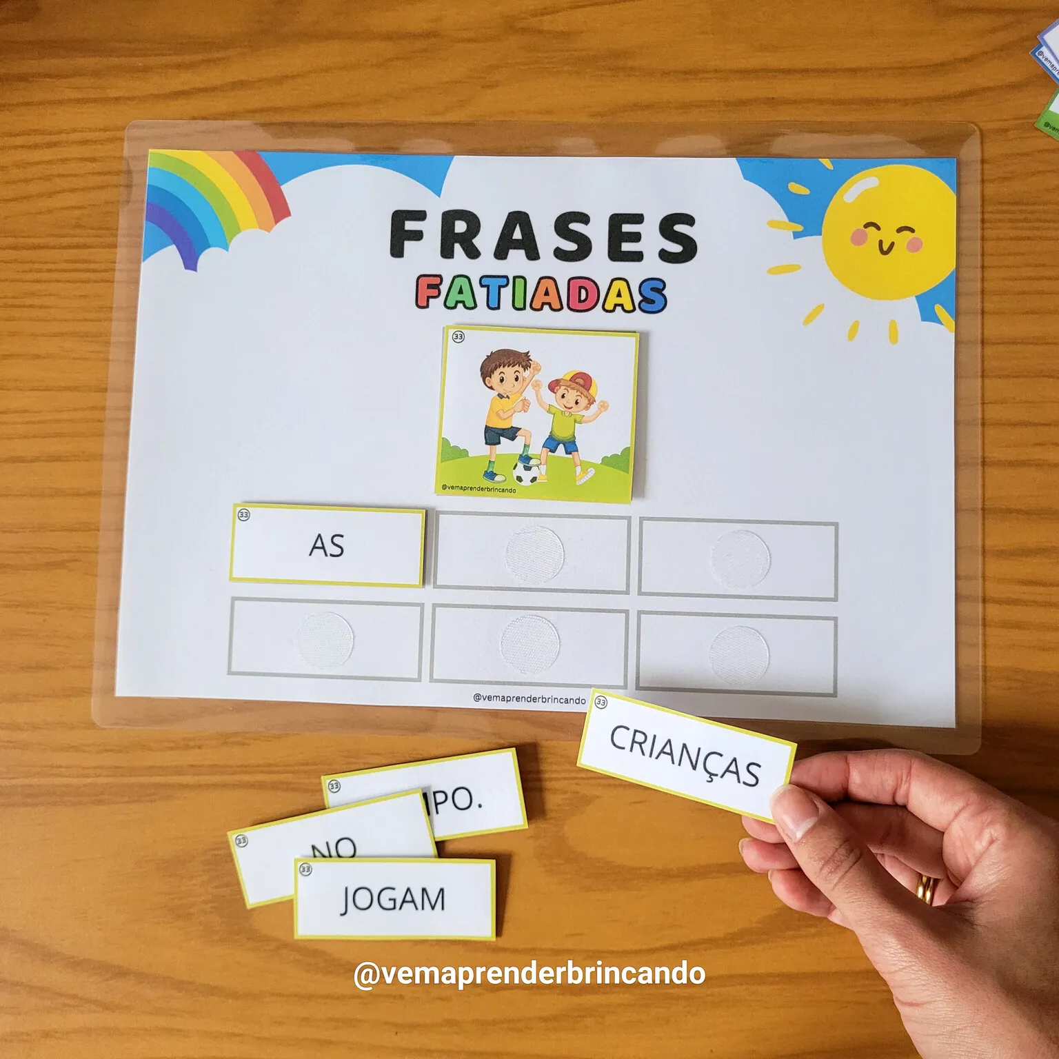 Frases Fatiadas - Vem Aprender Brincando (2)