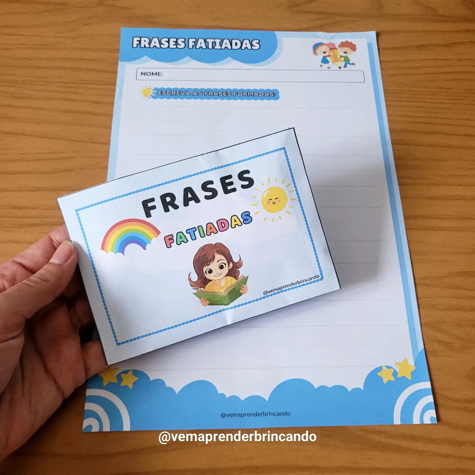Frases Fatiadas - Vem Aprender Brincando (5)